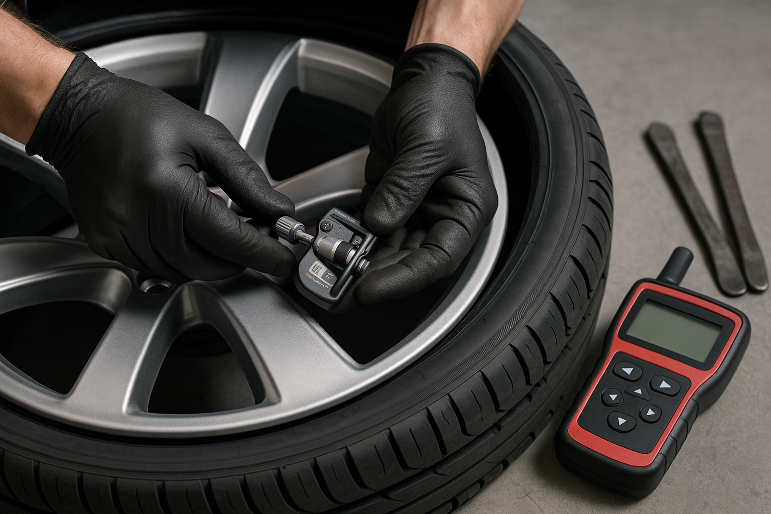 a car tire tpms sensor replacement