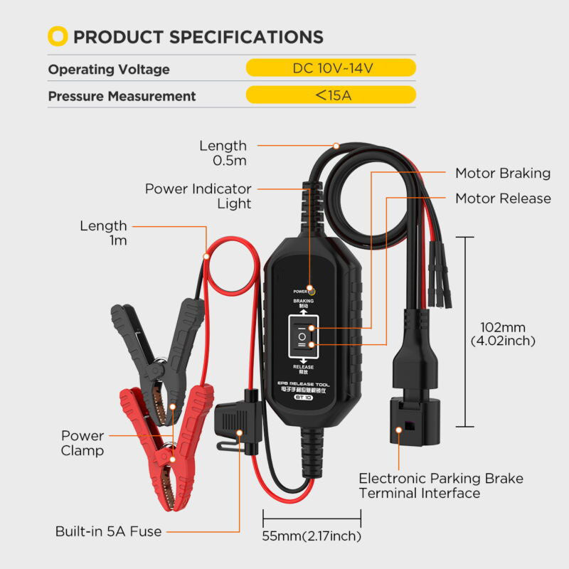 TPMSAuto EPB10 Electronic Parking Brake Reset Tool EPB Reset Tool