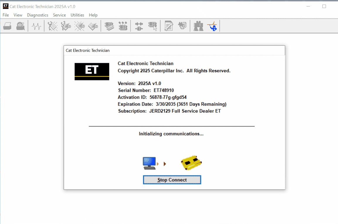 2025A CAT ET software CAT electronic technician software with 1 time free activation