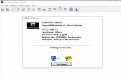 2025A CAT ET software CAT electronic technician software with 1 time free activation