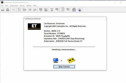 2025A CAT ET software CAT electronic technician software with 1 time free activation