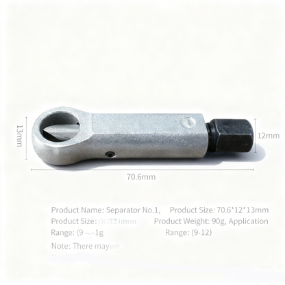 TPMSAuto nut splitter tool for removing rusted screws