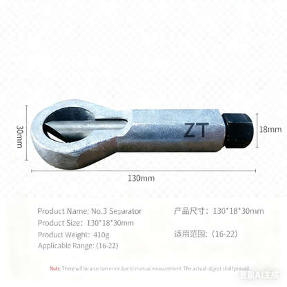 TPMSAuto nut splitter tool for removing rusted screws