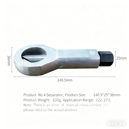 TPMSAuto nut splitter tool for removing rusted screws