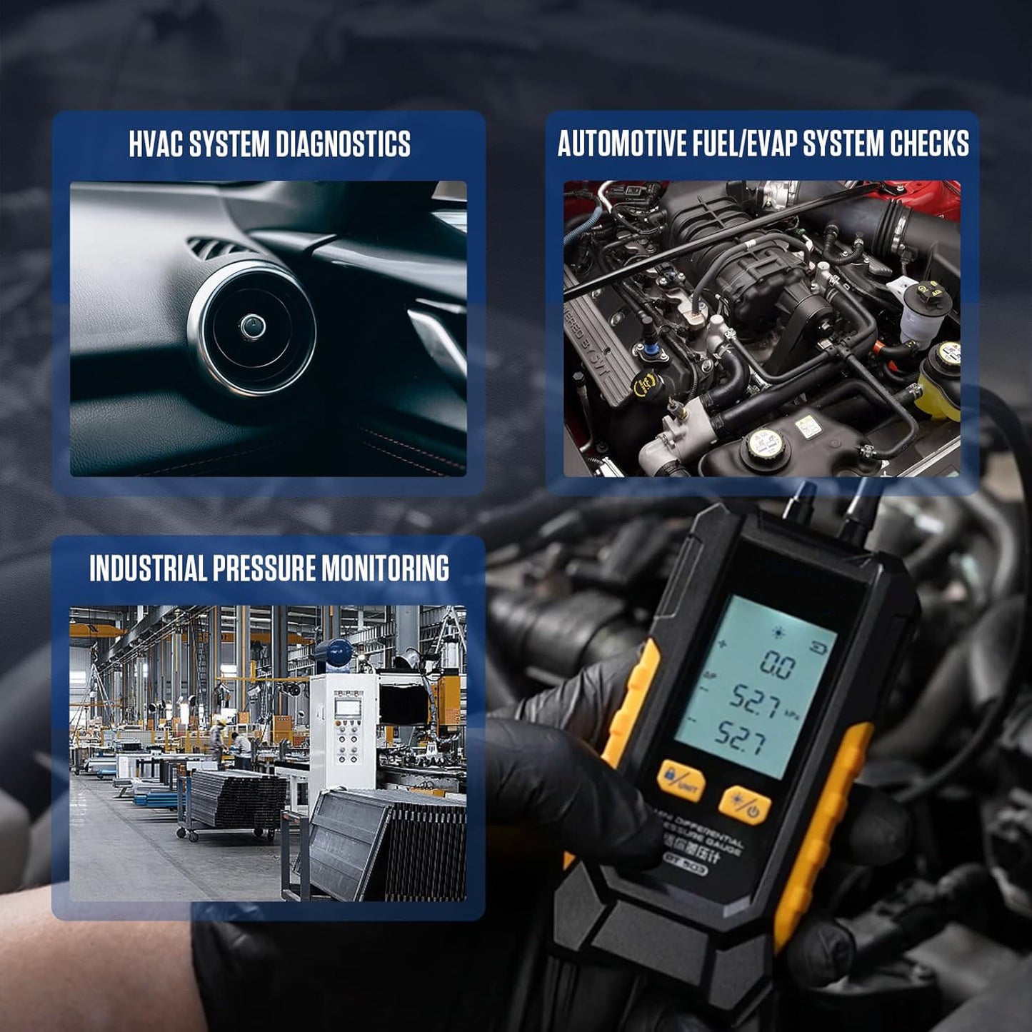 gas manometer digital PT503-digital manometer-gas
